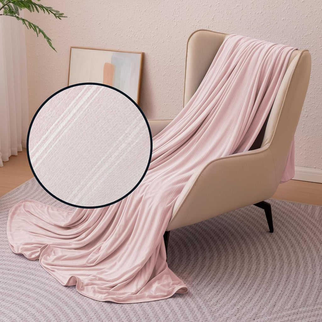 Cooling Comfort Reversible Blanket For Hot Sleepers, Soft Lightweight Throw For Bed And Couch - Elesira