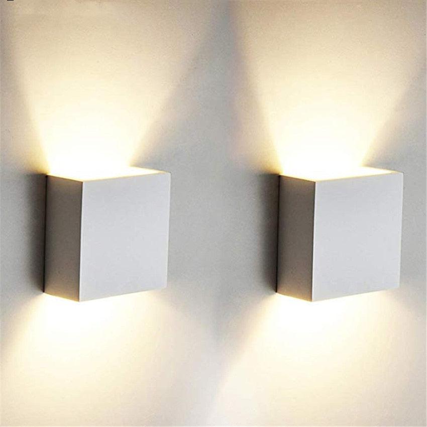 Metal Cube Led Wall Light | elesira