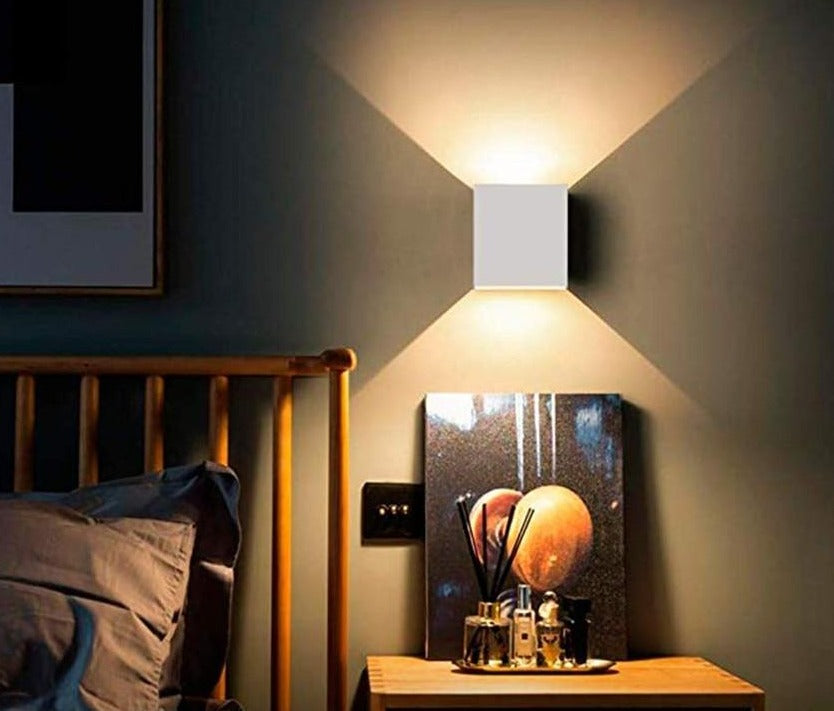 Metal Cube Led Wall Light | elesira