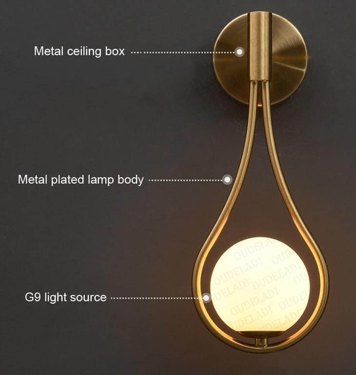 Clementine Nordic Modern Minimalist Wall Lamp | elesira