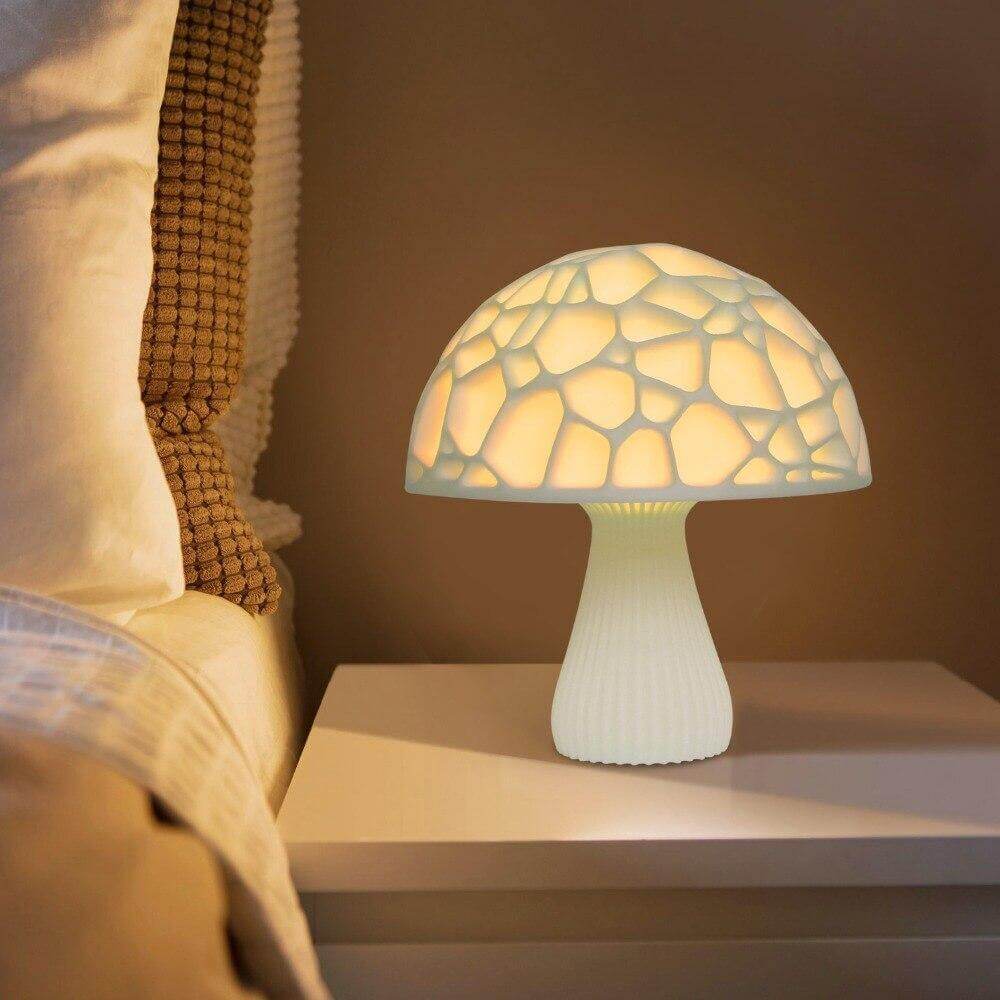 3D Print Elegant Mushroom Table Lamp Room | elesira