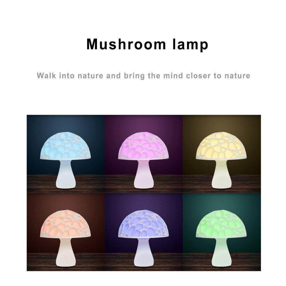 3D Print Elegant Mushroom Table Lamp Room | elesira
