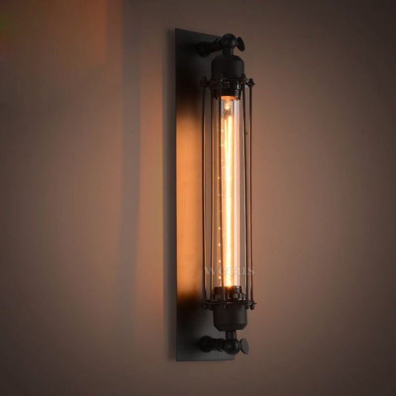 Lampada da parete vintage in stile industriale per bar | elesira