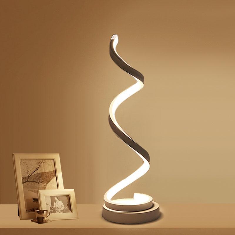 Lumera | 20W spiralformet LED-bordlampe | elesira