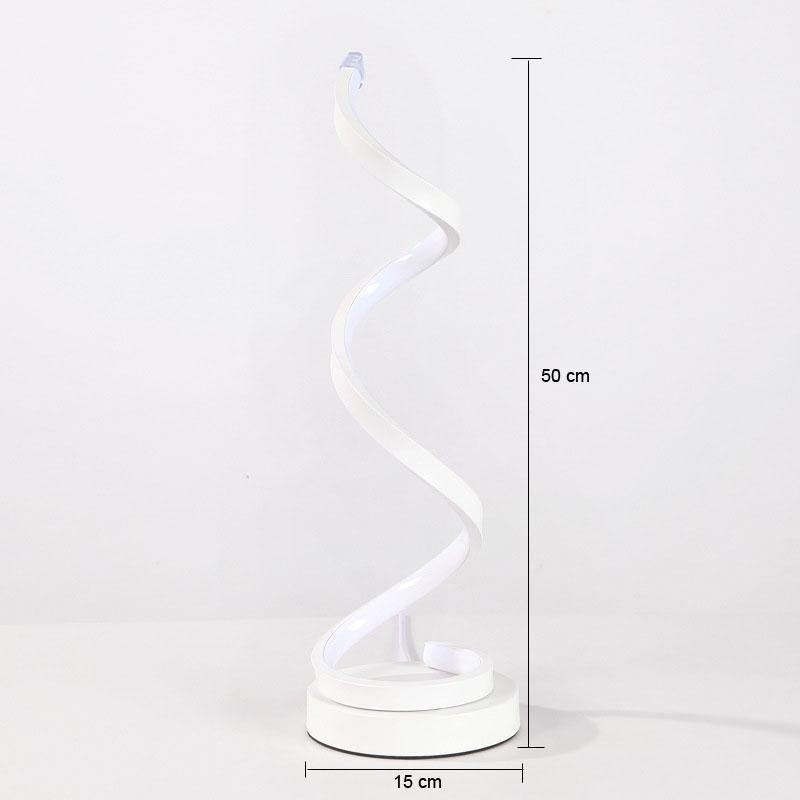 Lumera | 20W spiralformet LED-bordlampe | elesira
