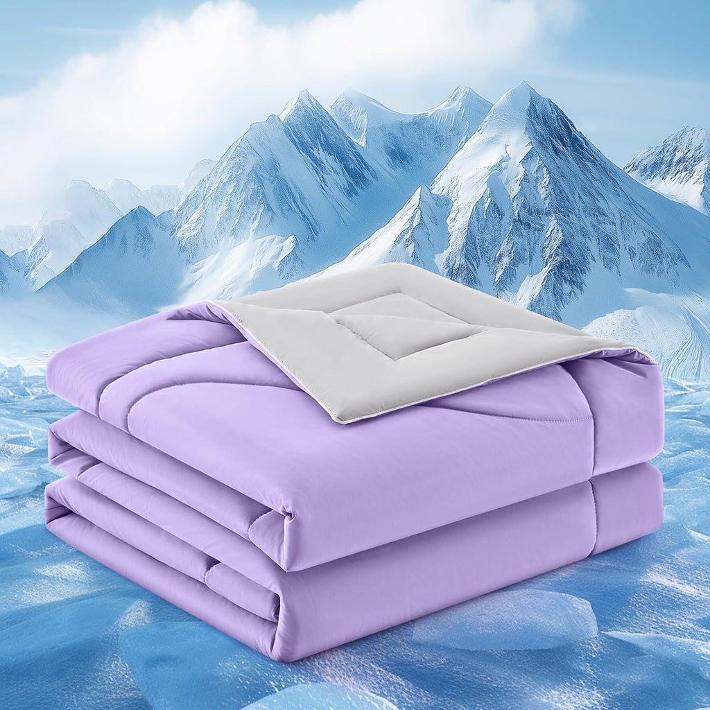 Cooling Comforter Double-Sided Ice Fabric For Hot Sleepers - Elesira