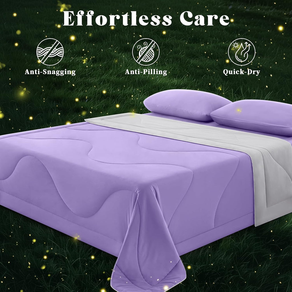 Cooling Comforter Double-Sided Ice Fabric For Hot Sleepers - Elesira