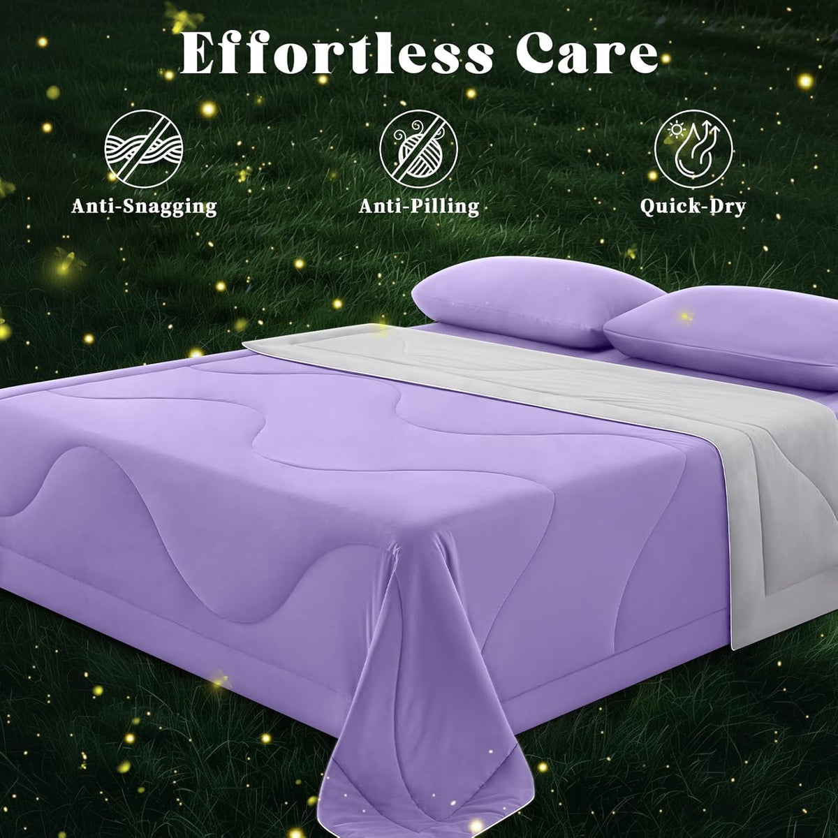 Cooling Comforter Double-Sided Ice Fabric For Hot Sleepers - Elesira