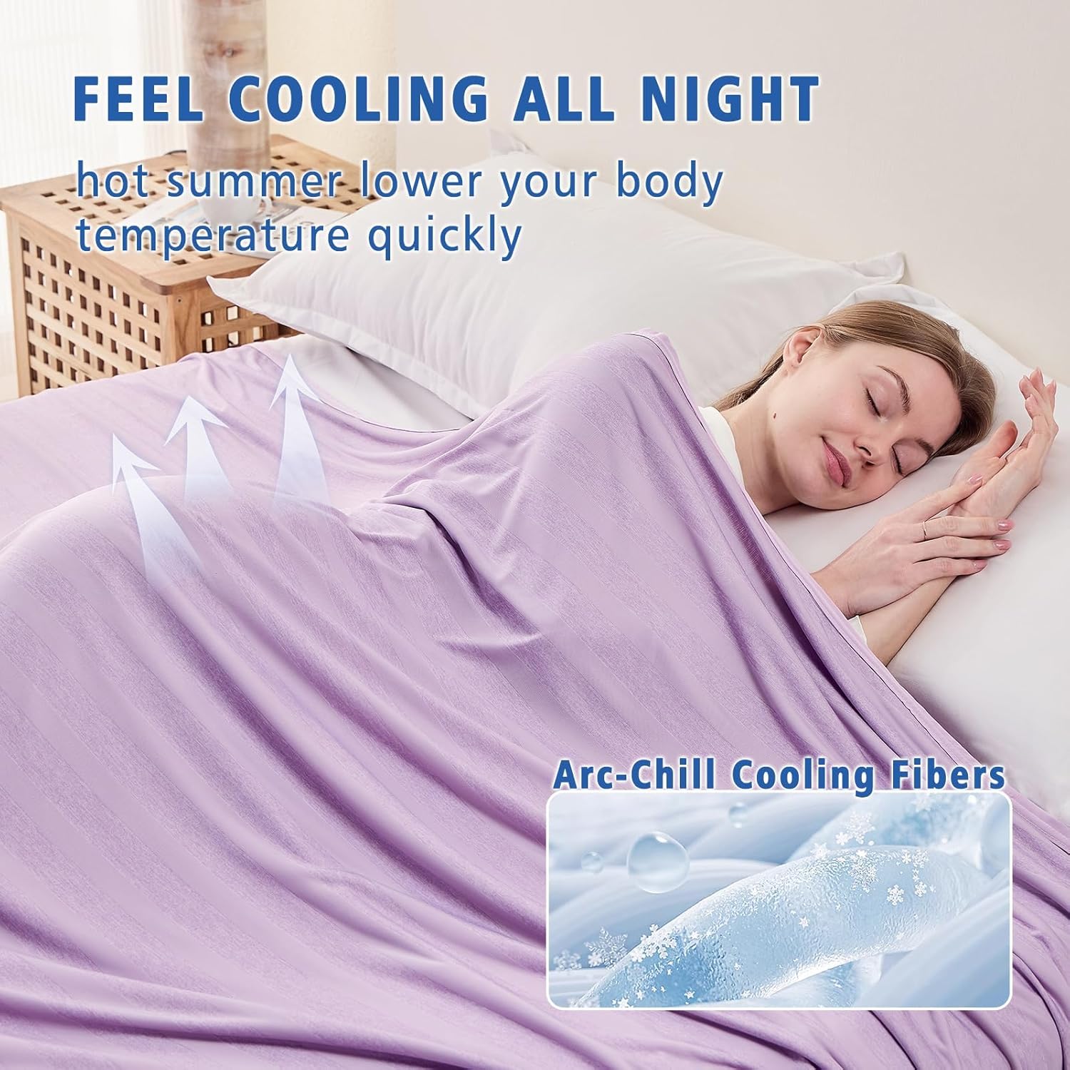 Chill Comfort 夜间毯，采用 Arc-Chill 技术，适合怕热人群 - Elesira