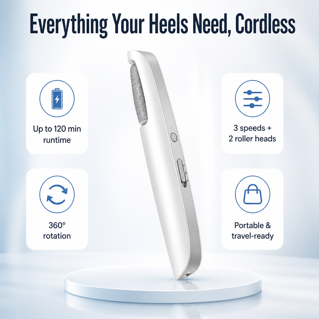 VelvetTouch | Elimine os calcanhares gretados e tenha pés suaves em minutos | elesira