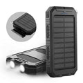 סוללת גיבוי SolarFlex בקיבולת 20000mAh עמידה למים - מטען USB כפול | elesira