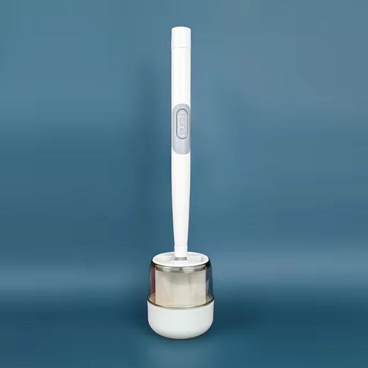 Wall-Mounted Toilet Brush with Integrated Spray Feature | elesira