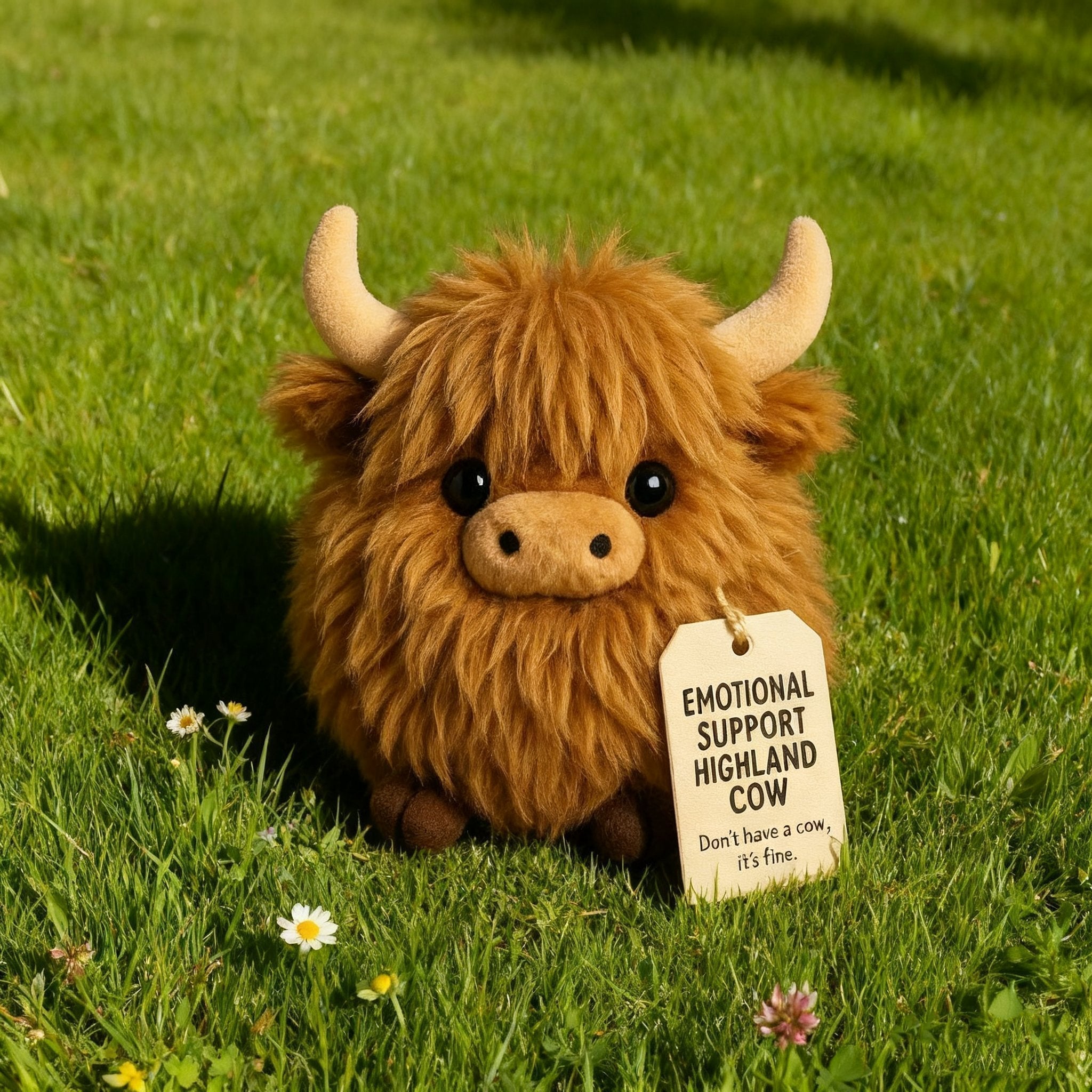 Soft Highland Cow Plush Toy – Comfort Companion | elesira