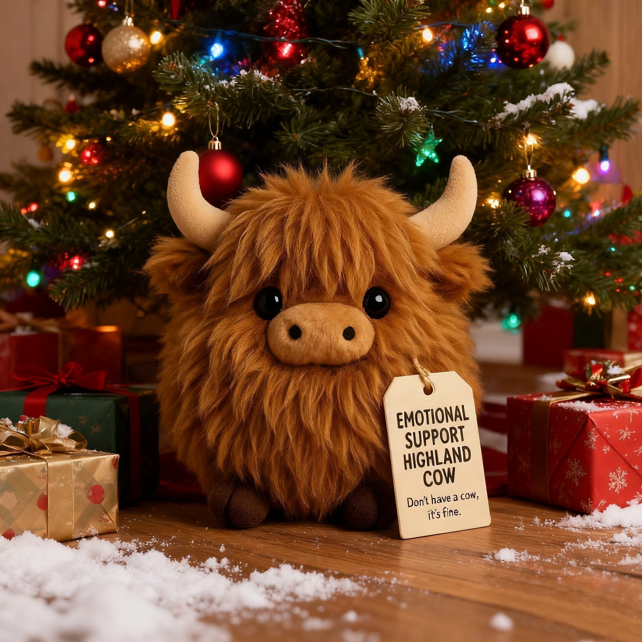 Soft Highland Cow Plush Toy – Comfort Companion | elesira