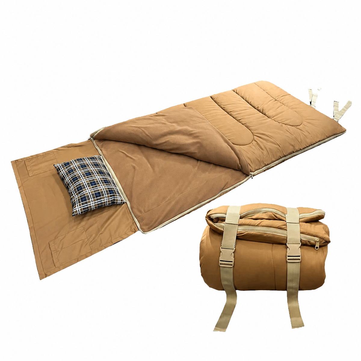 CozyNest könnyű táska három évszakos vízálló alátéthez, párnával és flanelbéléssel - Elesira