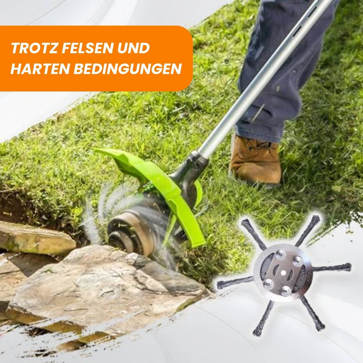 WeedBuster Pro: Testina efficiente per decespugliatore da giardino | elesira
