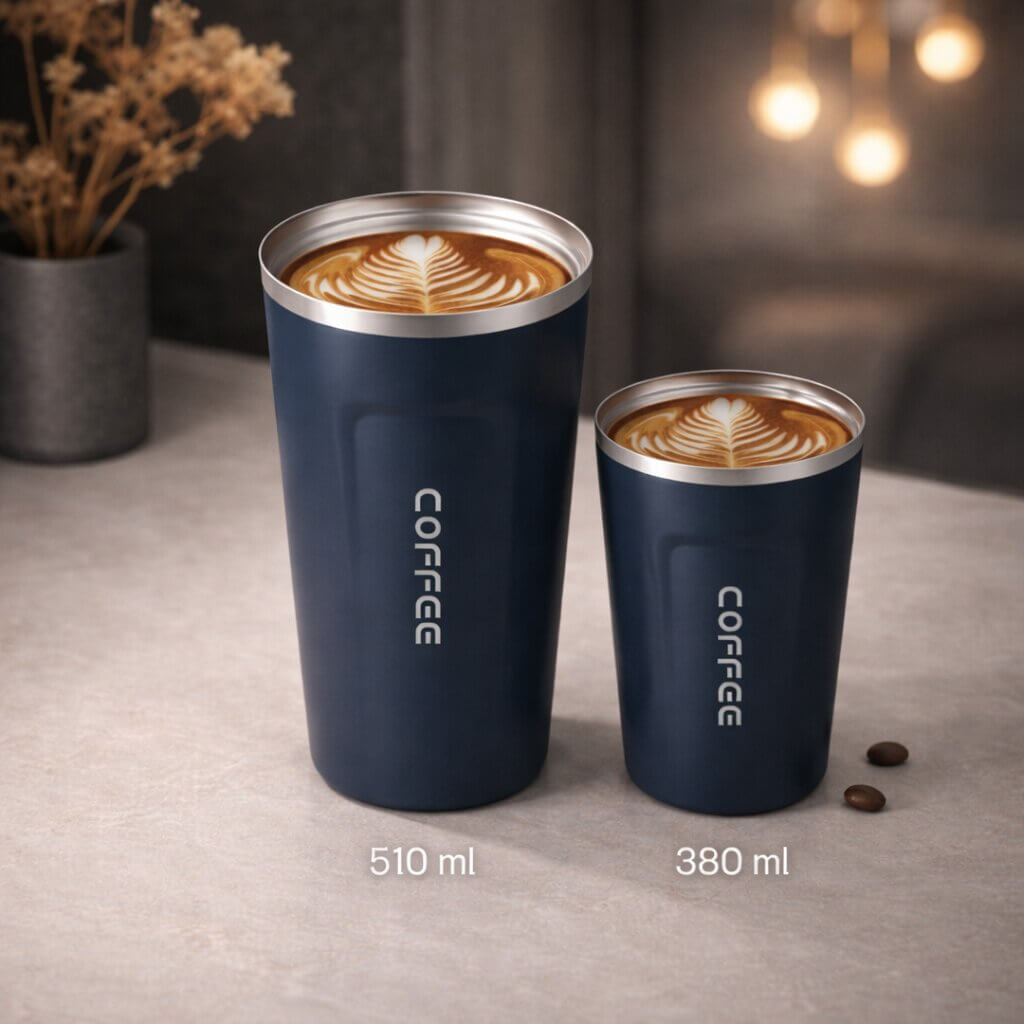 Mug de voyage intelligent avec affichage de la température - Articles de boisson en acier | elesira