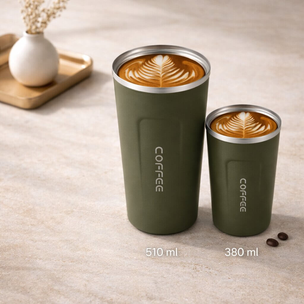 Mug de voyage intelligent avec affichage de la température - Articles de boisson en acier | elesira