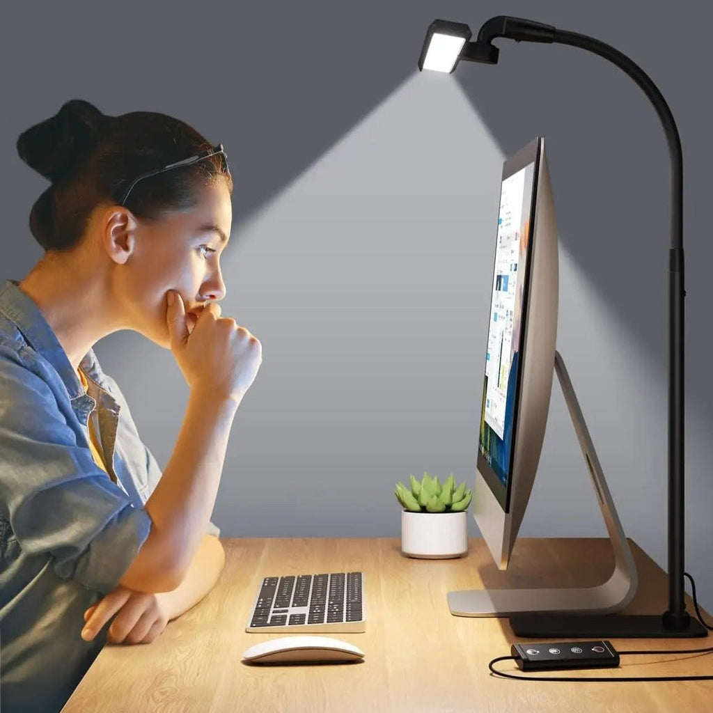 Lampe de bureau LED polyvalente à luminosité réglable | elesira
