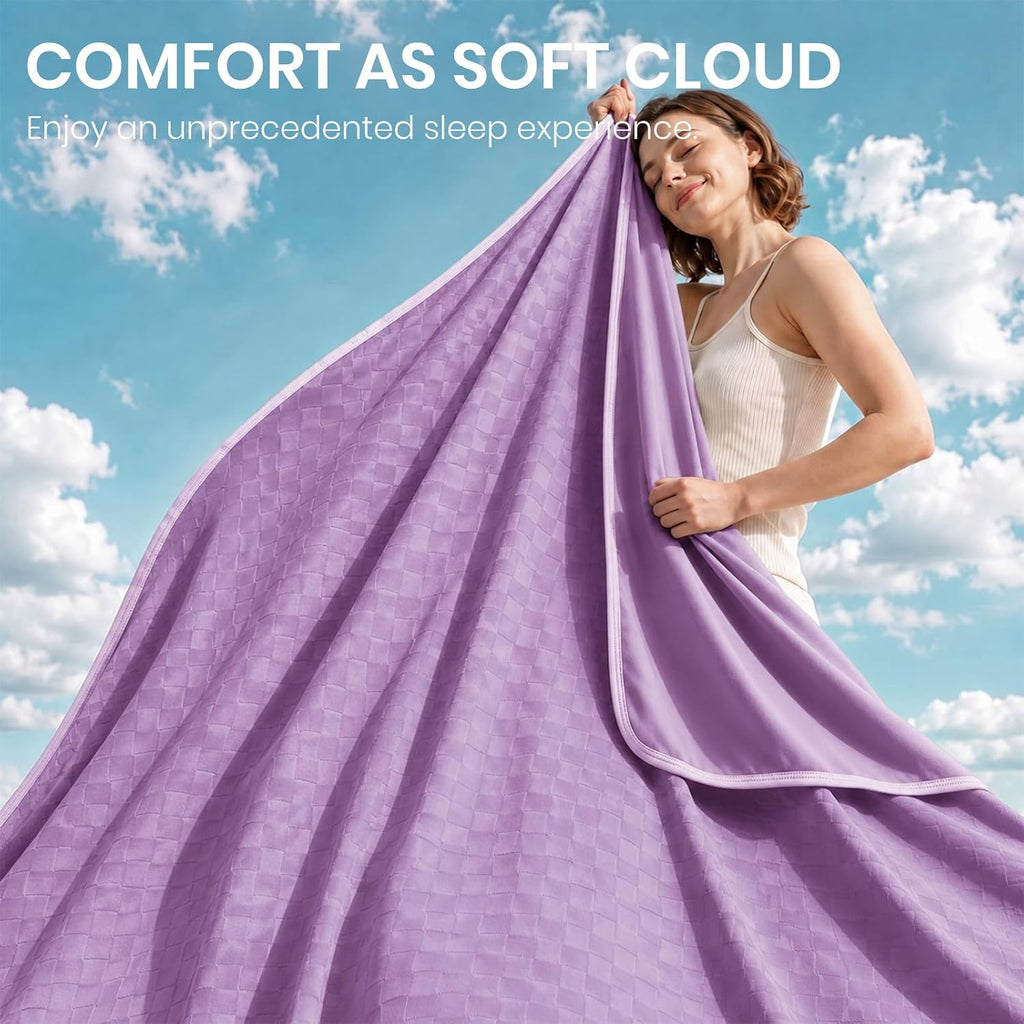 Chill Comfort Kühldecke mit leichtem, weichem Stoff für Menschen, denen nachts warm ist – Elesira