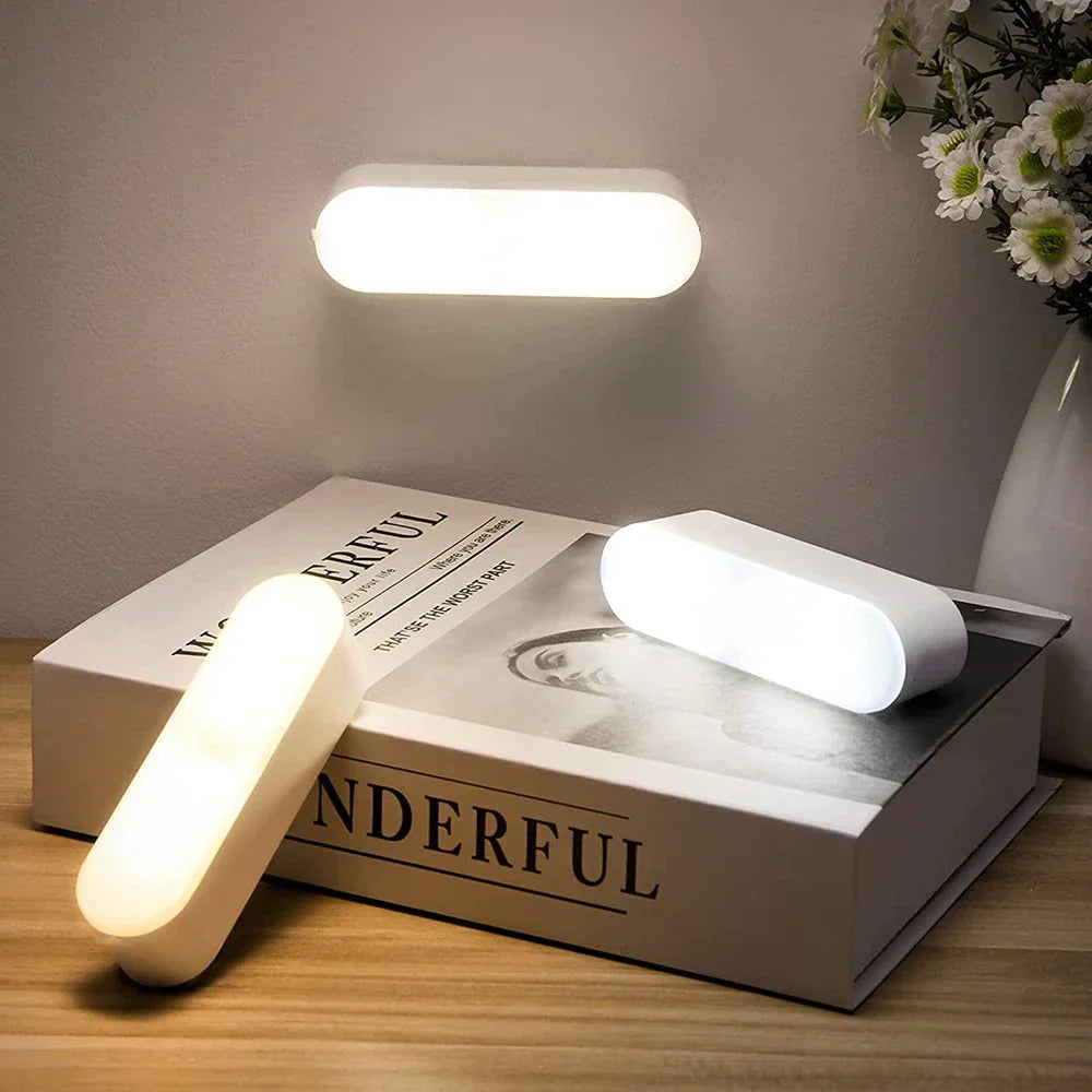 Smart Wireless Motion-Sensing Wall Light - Rechargeable Night Lamp | elesira