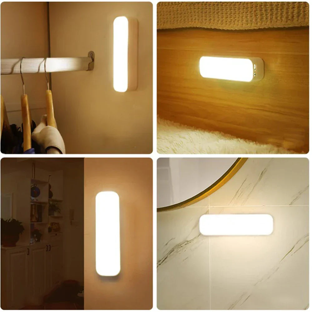 Smart Wireless Motion-Sensing Wall Light - Rechargeable Night Lamp | elesira