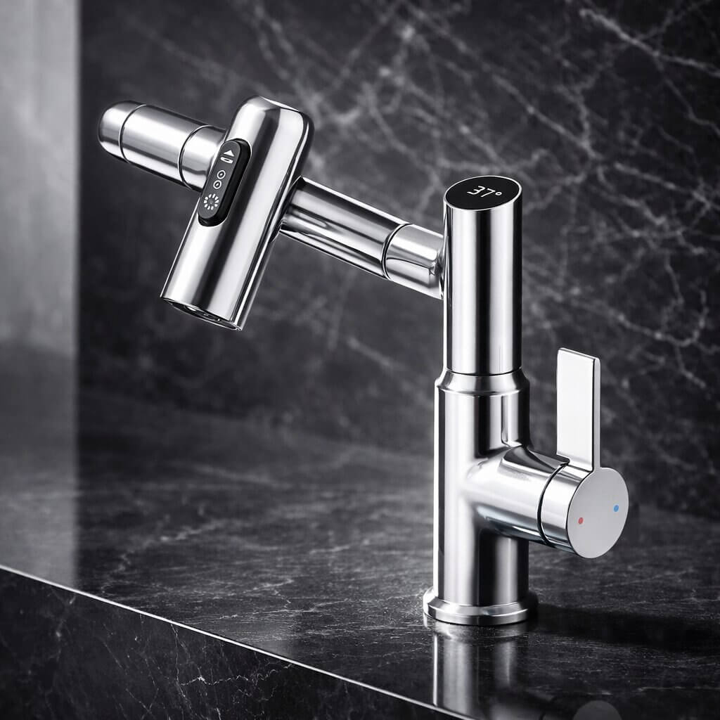 Versatile Kitchen & Bathroom Faucet - Flexible Sink Mixer | elesira