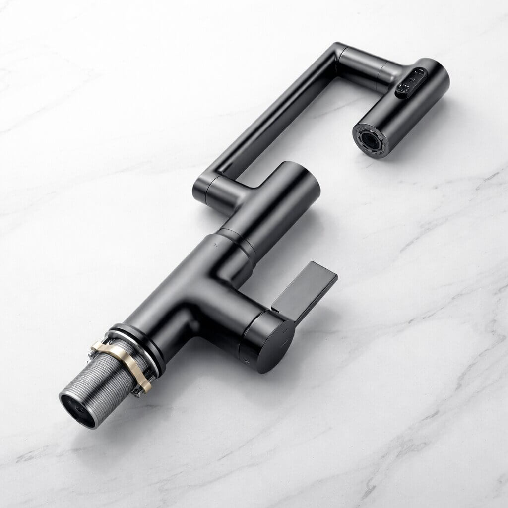 Versatile Kitchen & Bathroom Faucet - Flexible Sink Mixer | elesira