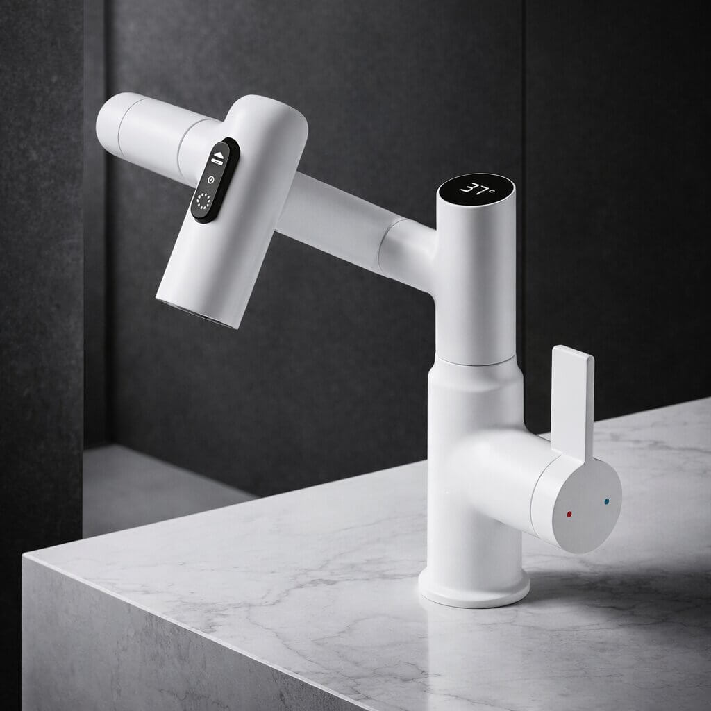 Versatile Kitchen & Bathroom Faucet - Flexible Sink Mixer | elesira