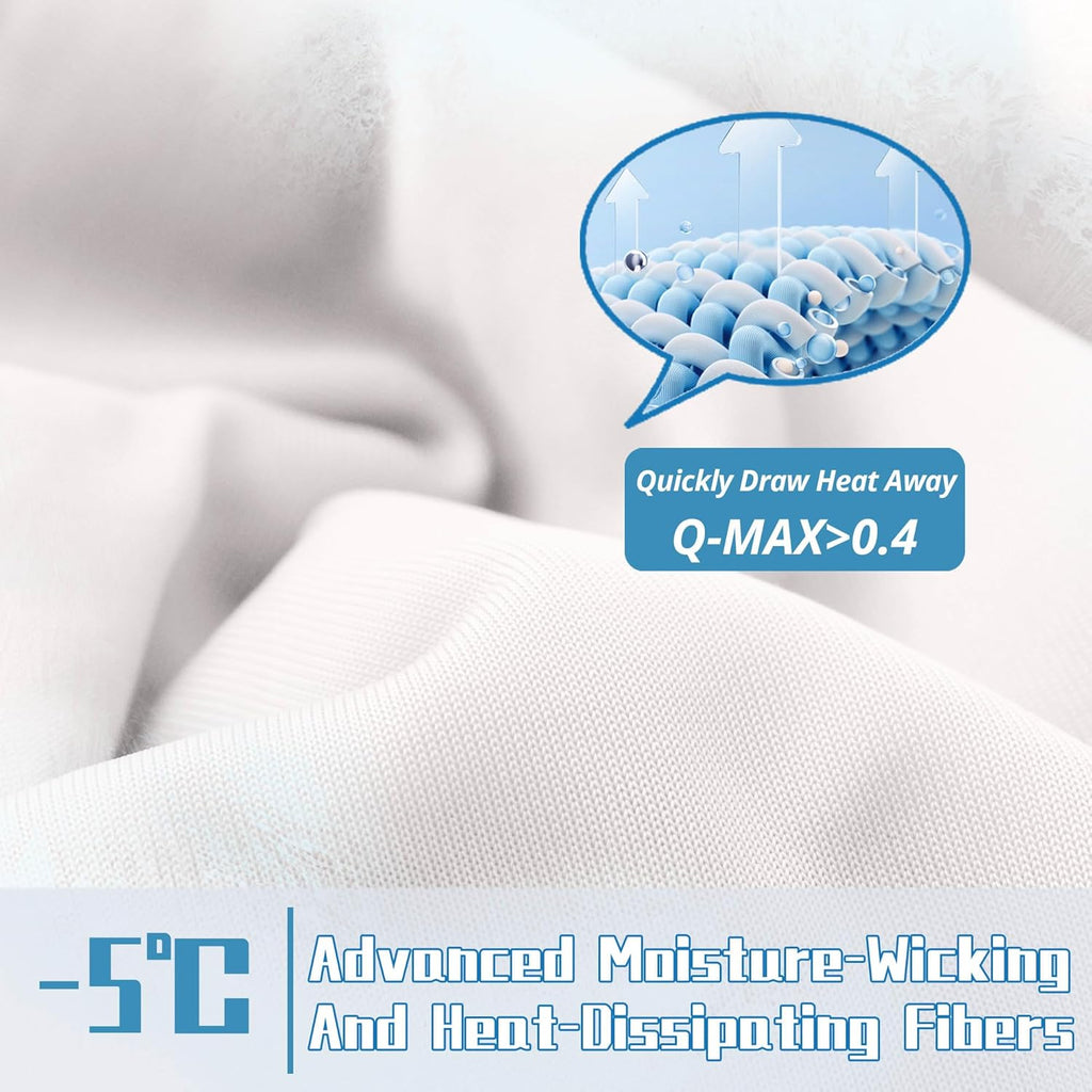 Moisture-Wicking Comforter Set With Lightweight Blanket And Pillowcases - Elesira