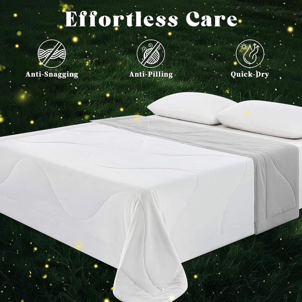 Cooling Comforter Double-Sided Ice Fabric For Hot Sleepers - Elesira