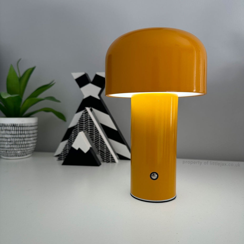 Elegancka nowoczesna bezprzewodowa lampa w kształcie grzybka | elesira